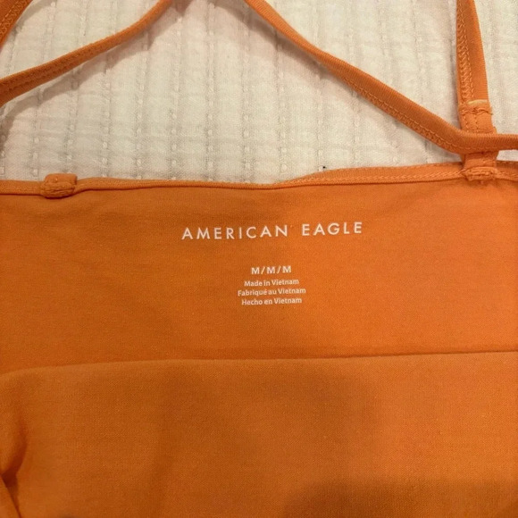 American Eagle Womens Convertible Strap Tank Top Orange Size Medium - Picture 4 of 5